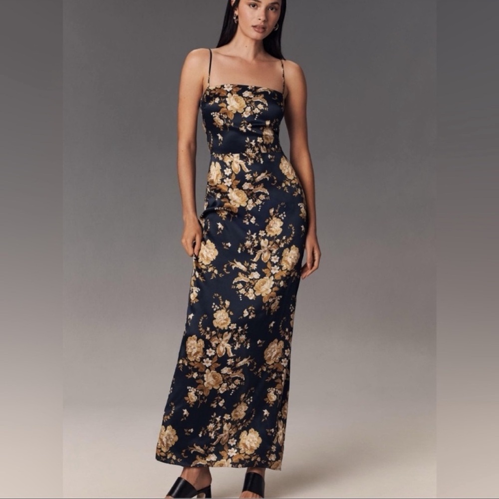 NWT Reformation Frankie Silk Dress Divinity